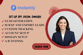 set up instantly ai cold email outreach and warm up automation