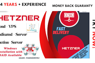 install windows or linux on hetzner