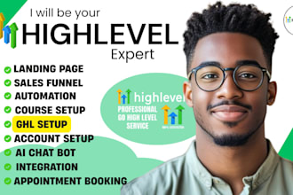 gohighlevel salesfunnel go high level course gohighlevel landing page set up