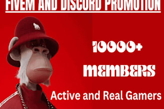 do fivem server promotion, discord server promotion, fivem server advertisment