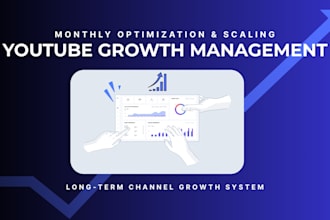 be your youtube channel growth manager