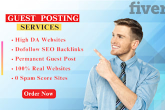 do guest post, high da guest post, french guest post with SEO backlinks
