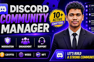 manage your discord community with 10 active chatters