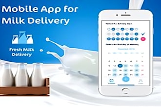 develop a custom milk, food, or grocery delivery app like uber