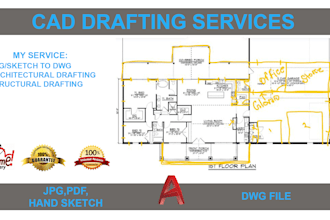provide cad drafting service