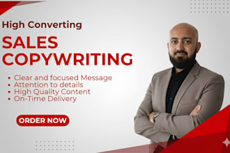 be copywriting your sales copy, landing page, facebook ad, and sales funnel