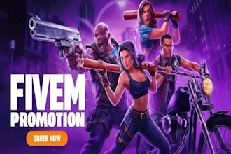 do fivem server promotion, discord server promotion, fivem server advertisement