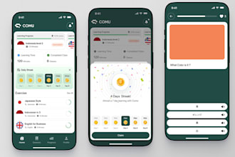 develop kid learning app, educational app and language learning app