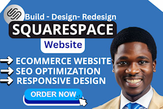 build squarespace website design or redesign squarespace with squarespace SEO