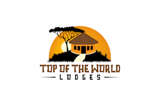 design a serene and inviting forest resort logo in 1 day