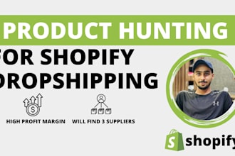 shopify product hunting, find shopify dropshipping products