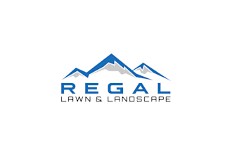 make a minimalist lawn and landscape logo design