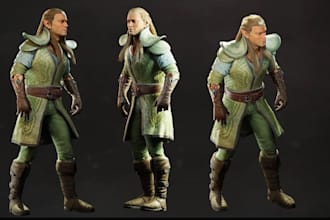 import 3d game character to aloya studio, nsfw model, dayz game model,sti