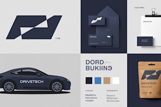 design a minimalist brand identity guidelines and logo for your business
