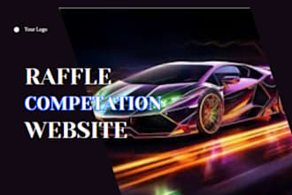 build raffle website giveway website competation website ticket website
