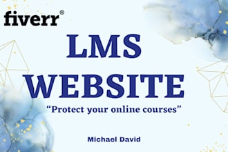 develop wordpress lms website and learndash lms