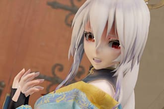 create, edit, fix or rigging any 3d model, including mmd, vrchat booth