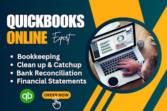 do quickbooks online bookkeeping, cleanup, and bank reconciliation in quickbooks