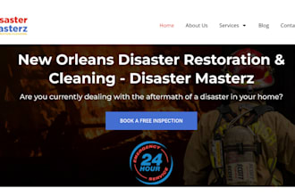design damage restoration website water damage restoration leads website ads