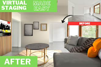virtually stage your home and rennovation