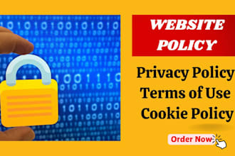 expertly draft gdpr privacy policy