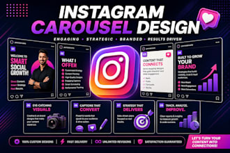 design carousel design, image ads for facebook and instagram ads