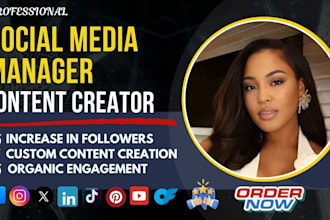 social media manager content creator instagram  linkedin growth facebook ads