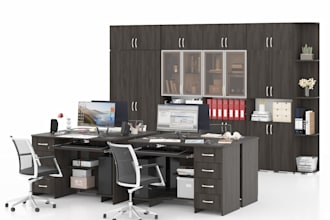 create a visualization of your furniture on a white background