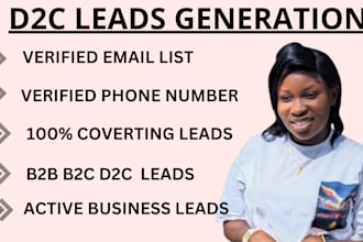 do niche targeted email list ,d2c, b2b bulk email list for email marketing