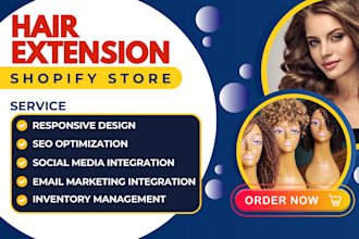 design hair extension shopify store hair extension website hair extension store