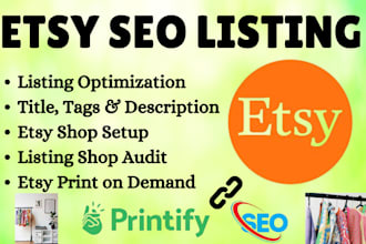setup etsy shopify print on demand dropshipping etsy pod shopify pod etsy seo