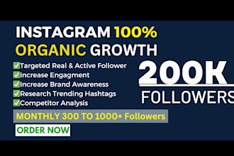 super fast organic instagram growth to increase follower