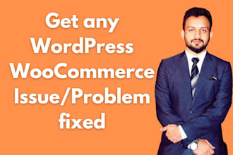 fix any wordpress bugs and woocommerce issue