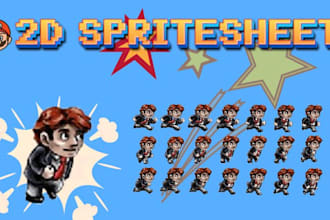 2d spritesheet pixel art character background game sprites animation tilesets