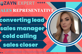 be your sales representative to boost your business growth sales colser lead rep