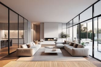 design a tech facility interior with future proof r and d space modeling