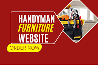 design handyman website furniture website wood working website roofing website