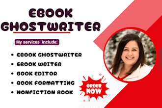 be your romance ghostwriter, self help ebook ghostwriter,non fiction book writer