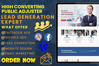 generate public adjuster leads insurance claim lead public adjuster sales funnel
