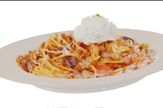 do  captivating 3d food animation to elevate your brand and attract customers