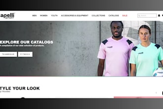 build SEO optimised football jersey shopify store jersey website sportwear store