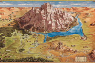 make dnd, rpg game, novels illustrated fantasy maps world or battlemaps, region