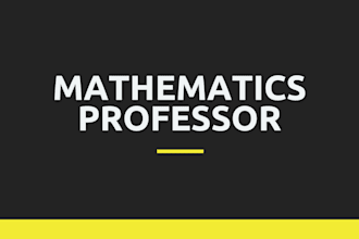 teach you sat mathematics, algebra, calculus, general maths