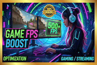 do games fps boost, optimize, tweak, overclocking gamer PC for gaming, streaming