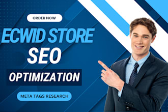 do ecwid store seo optimization and create meta tag and title for products