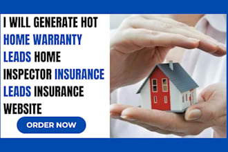 generate home warranty leads home inspector insurance leads insurance website