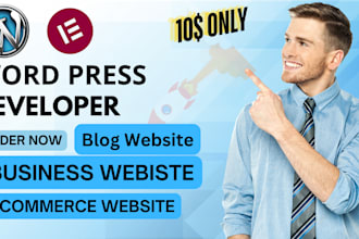 design, build and create creative blog website or wordpress website