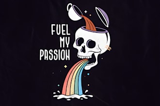 retro surf logo and t shirt design