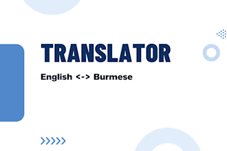 professional english to myanmar translation services