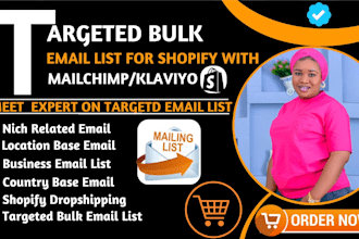 do targeted bulk email list, mailchimp klaviyo email marketing flows for shopify